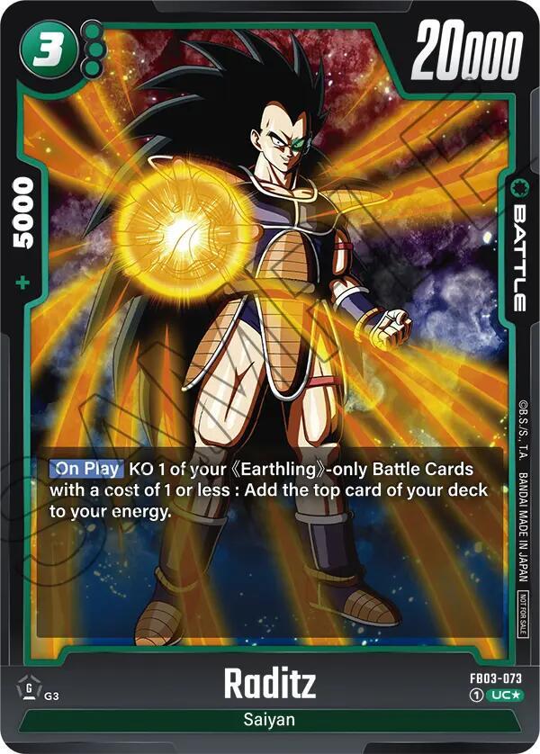 Raditz FB03-073 [ Inglese / Giapponese ]
