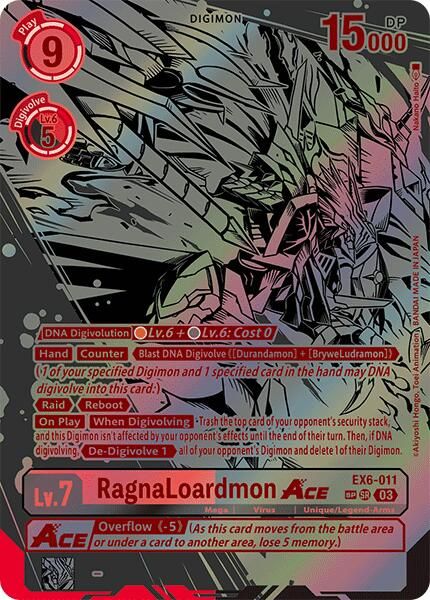 RagnaLoardmon Ace EX6-011 [ Inglese / Giapponese ]