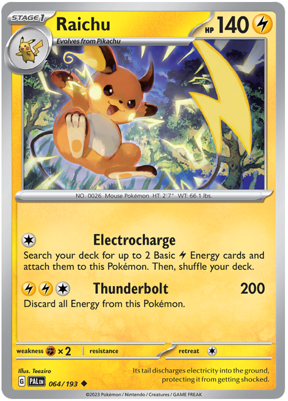 Raichu - Evoluzioni a Paldea 064/193 [ Italiano ]