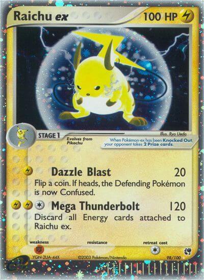 Raichu ex - EX Tempesta di Sabbia 98/100 [ Italiano / Inglese ]