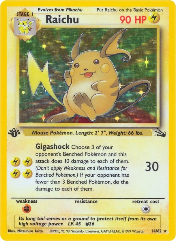 Raichu - Fossil 029/062 [ Italiano / Inglese ]