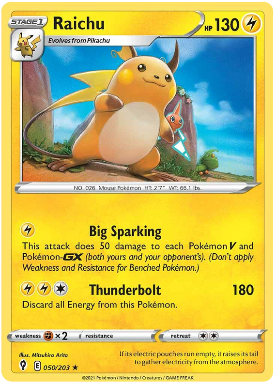 Raichu - Evoluzioni Eteree 050/203 [ Italiano / Inglese ]