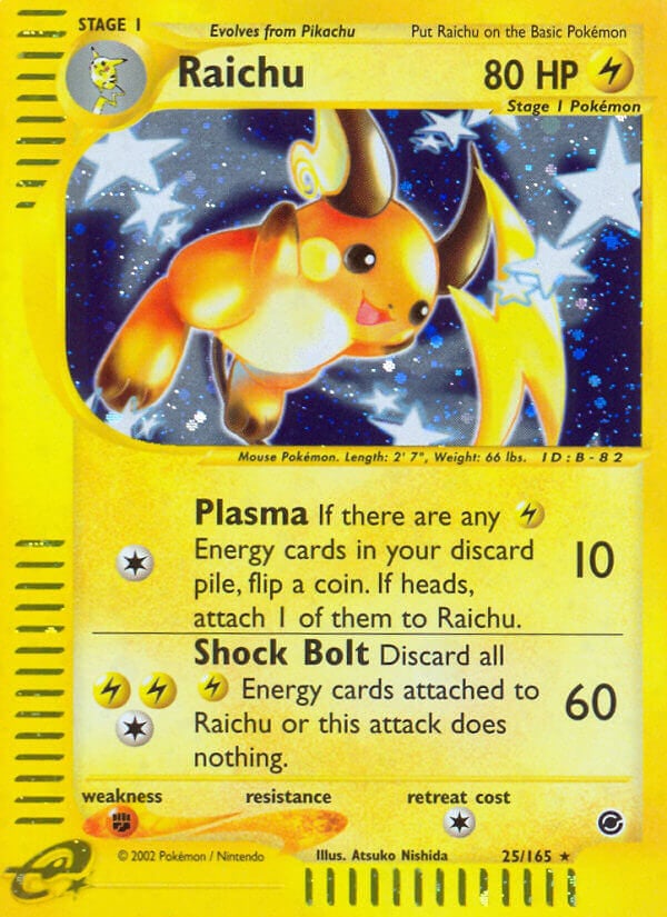 Raichu - Expedition Set Base 061/165 [ Italiano / Inglese ]