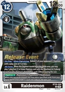 Raidenmon BT20-058 [ Inglese / Giapponese ]