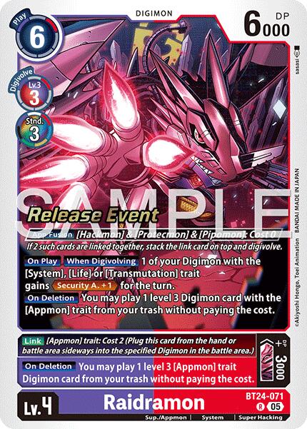 Raidramon BT24-071 [ Inglese / Giapponese ]