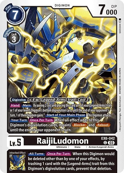 RaijiLudomon EX6-042 [ Inglese / Giapponese ]
