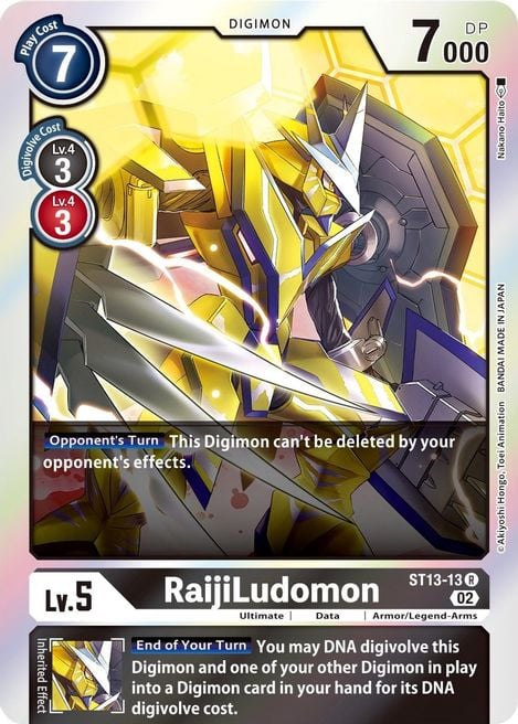 RaijiLudomon ST13-013 [ Inglese / Giapponese ]