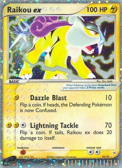 Raikou ex - EX Team Magma vs Team Idro 92/95 [ Italiano / Inglese ]