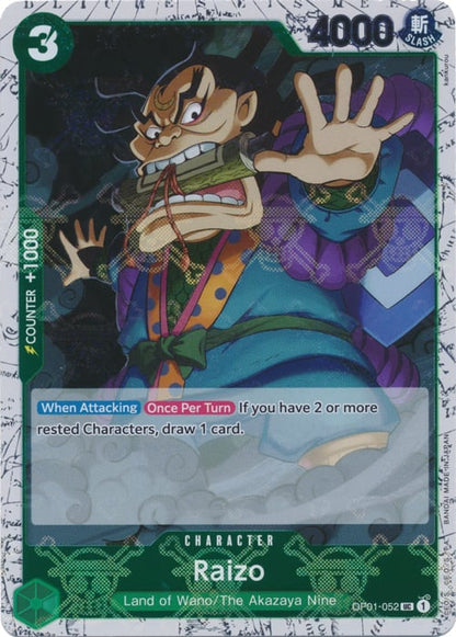 Raizo OP01-052 [ Inglese / Giapponese / Francese / Cinese Semplificato ]