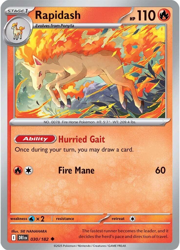 Rapidash - Rivali Predestinati 030/182 [ Italiano ]