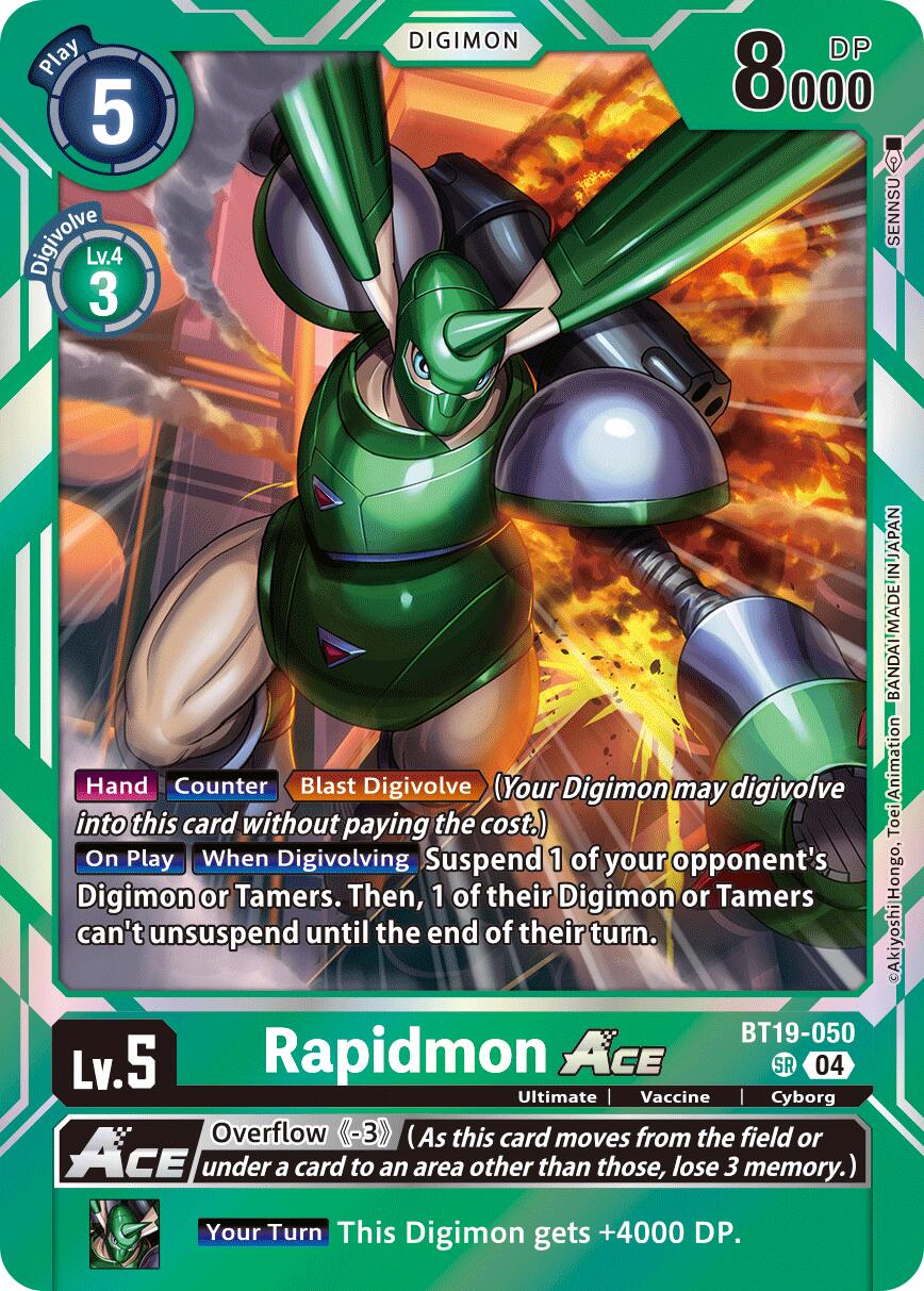 Rapidmon ACE BT19-050 [ Inglese / Giapponese ]