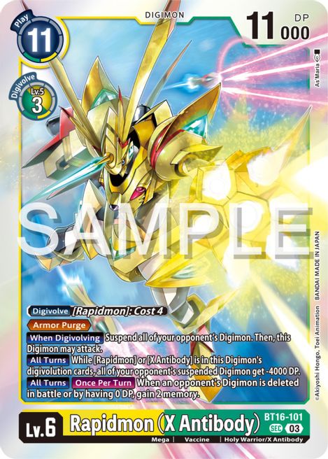 Rapidmon BT16-101 [ Inglese / Giapponese ]