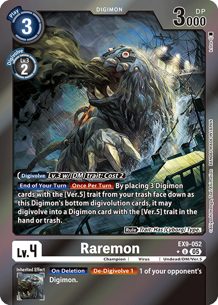 Raremon EX9-052 [ Inglese / Giapponese ]