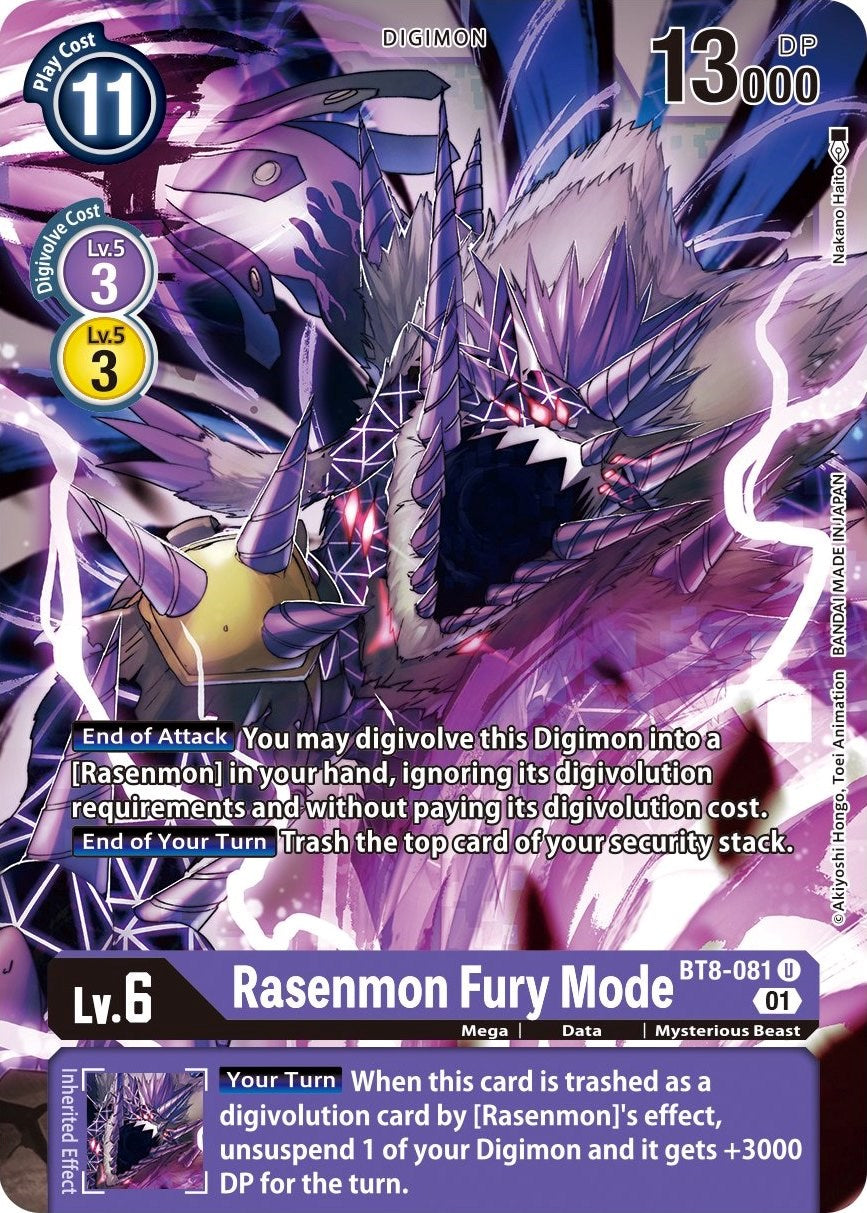 Rasenmon Fury Mode BT8-081 [ Inglese / Giapponese ]