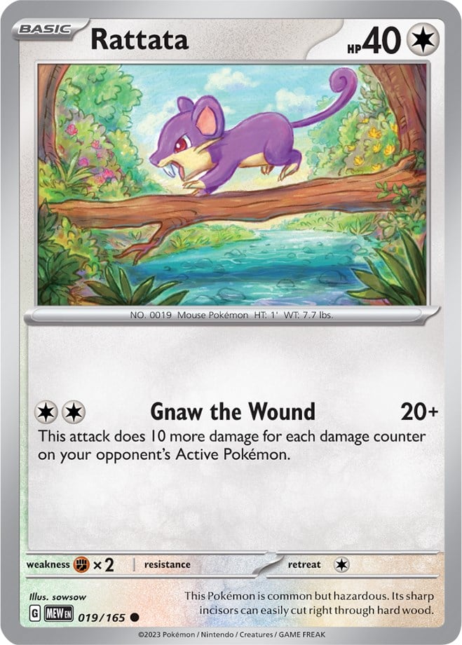 Rattata - 151 019/165 [ Italiano / Inglese ]