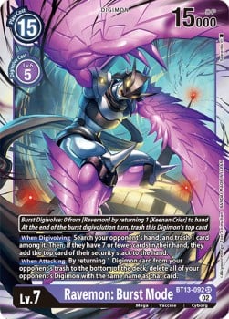 Ravemon : Burst Mode BT13-092 [ Inglese / Giapponese ]