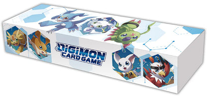 Digimon Card Game Adventure Box 2 The Beginning Playmat 30 Carte 55 Sleeves Storage Box Movie Edition ENG
