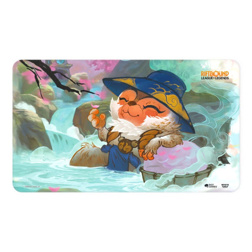 Riftbound League of Legends TCG Playmat Spirit Blossom Teemo Spiritforged Bordi Cuciti 61x35cm