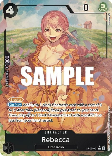Rebecca OP05-091 [ Inglese / Giapponese / Francese / Cinese Semplificato ]