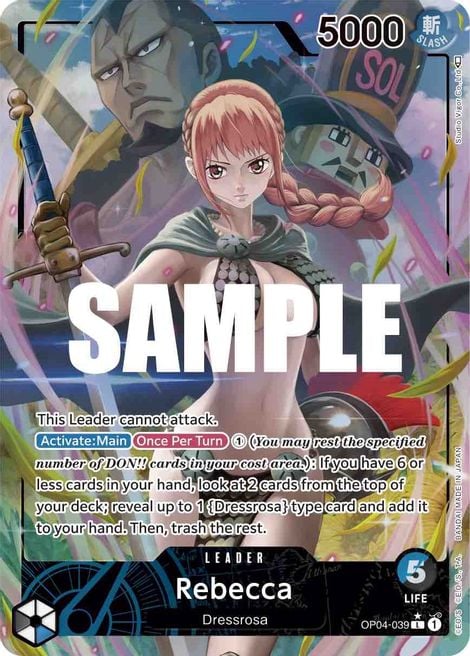 Rebecca OP04-039 [ Inglese / Giapponese / Francese / Cinese Semplificato ]