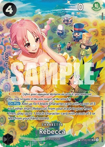 Rebecca OP05-091 [ Inglese / Giapponese / Francese / Cinese Semplificato ]