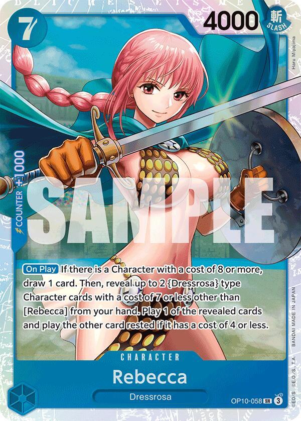 Rebecca OP10-058 [ Inglese / Giapponese / Francese / Cinese Semplificato ]