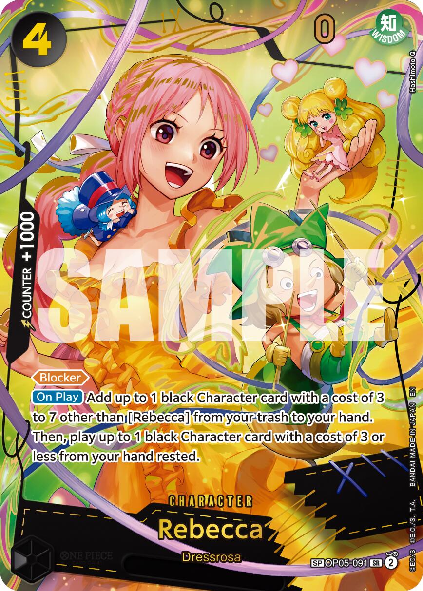 Rebecca OP05-091 [ Inglese / Giapponese / Francese / Cinese Semplificato ]