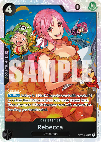 Rebecca OP05-091 [ Inglese / Giapponese / Francese / Cinese Semplificato ]