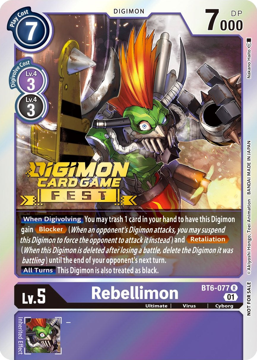 Rebellimon BT6-077 [ Inglese / Giapponese ]