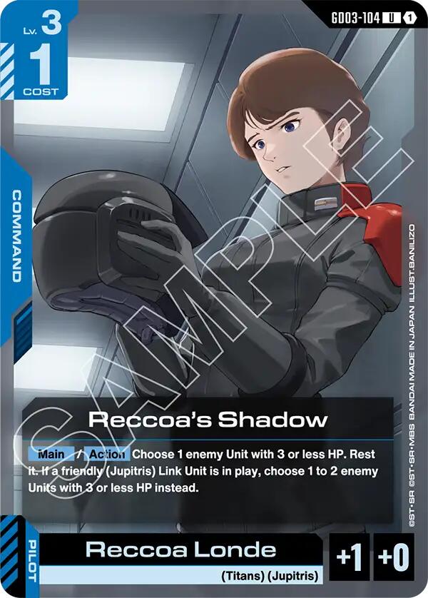 Reccoa's Shadow GD03-104 [ Inglese / Giapponese ]