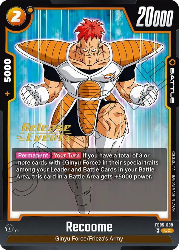 Recoome FB05-089 [ Inglese / Giapponese ]