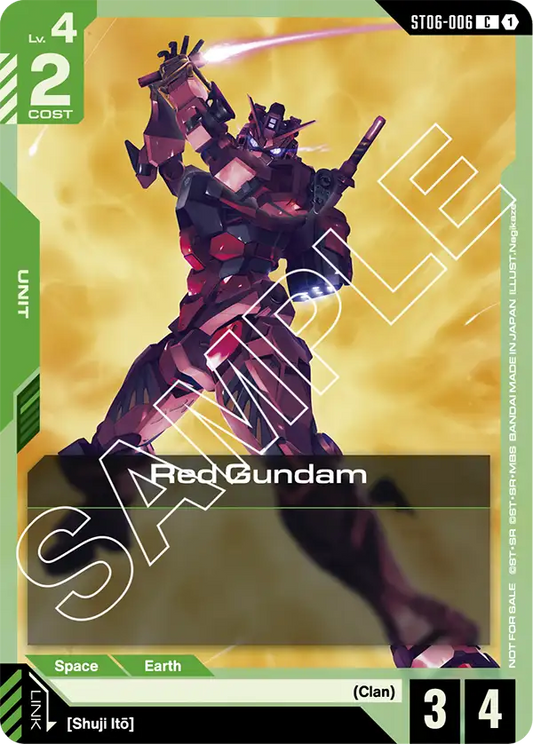 Red Gundam ST06-006 [ Inglese / Giapponese ]