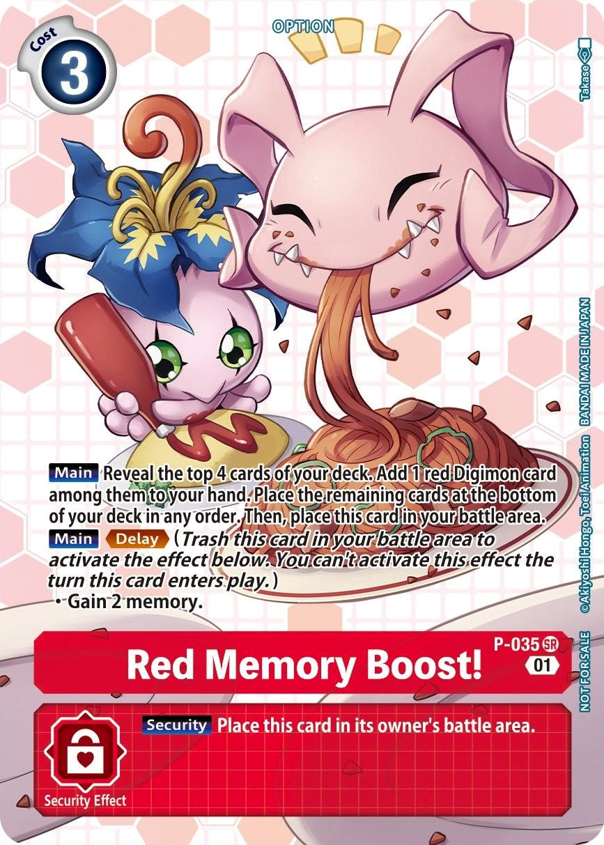 Red Memory Boost! P-035 [ Inglese / Giapponese ]