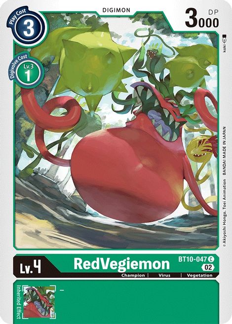 RedVegiemon BT10-047 [ Inglese / Giapponese ]