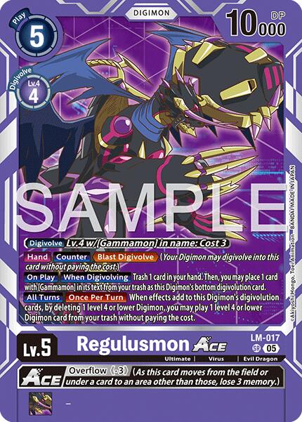 Regulusmon ACE LM-017 [ Inglese / Giapponese ]