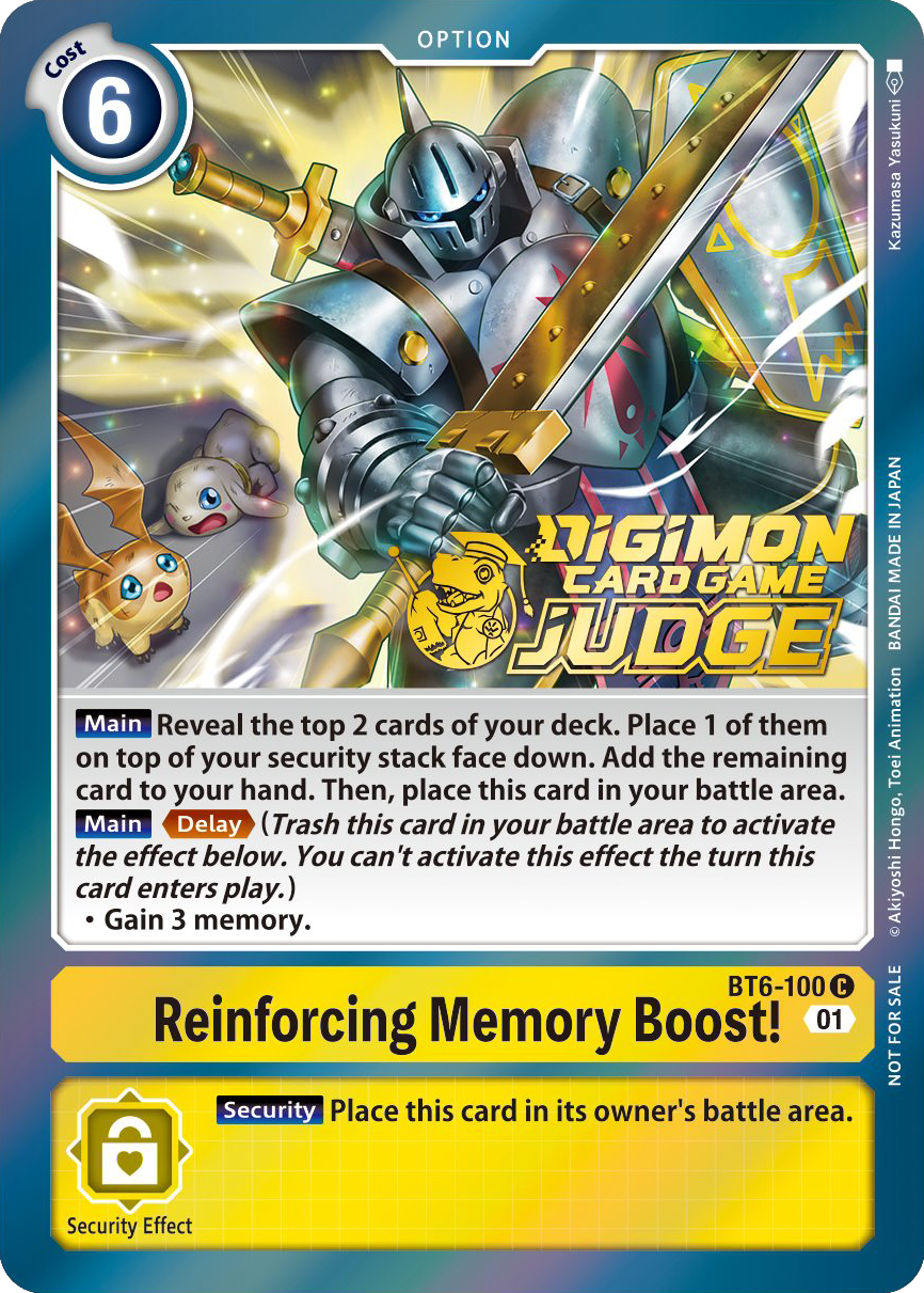 Reinforcing Memory Boost! BT6-100 [ Inglese / Giapponese ]