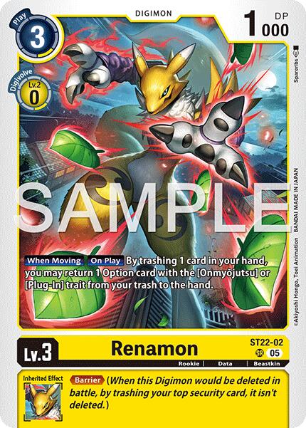 Renamon ST22-02 [ Inglese / Giapponese ]