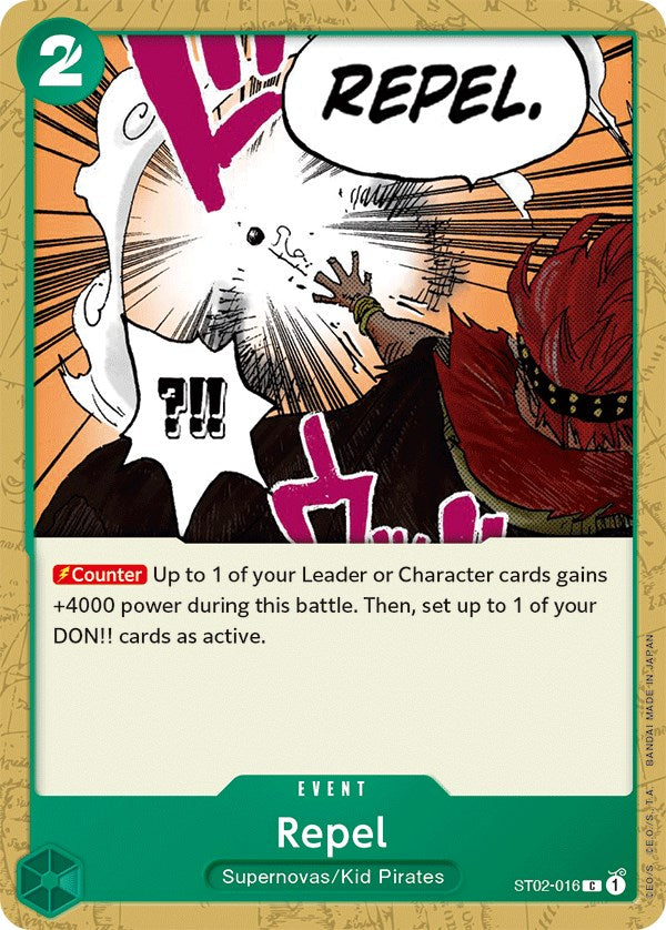 Repel ST02-016 [ Inglese / Giapponese / Francese / Cinese Semplificato ]