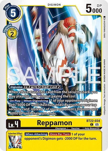 Reppamon BT22-034 [ Inglese / Giapponese ]