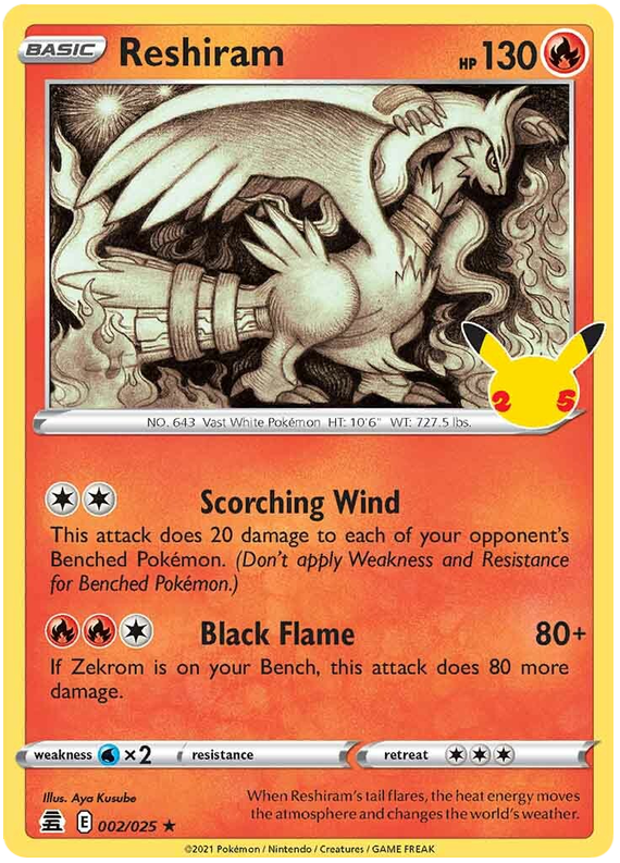 Reshiram - Gran Festa 002/025 [ Italiano / Inglese ]