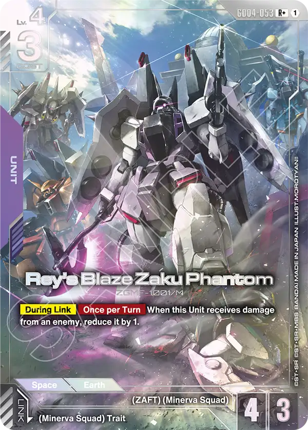 Rey's Blaze Zaku Phantom GD04-053 [ Inglese / Giapponese ]