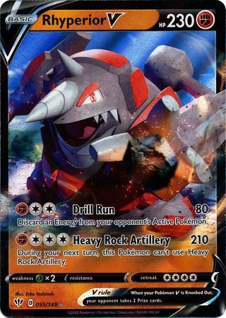 Rhyperior V - Fiamme Oscure 095/189 [ Italiano / Inglese ]