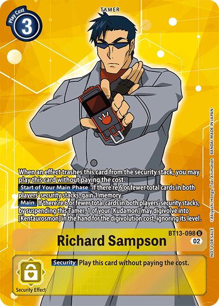 Richard Sampson BT13-098 [ Inglese / Giapponese ]