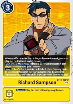 Richard Sampson BT13-098 [ Inglese / Giapponese ]