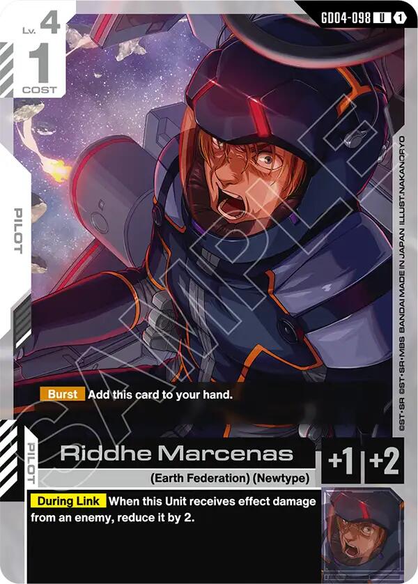 Riddhe Marcenas GD04-098 [ Inglese / Giapponese ]