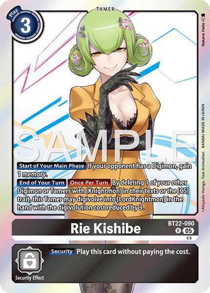 Rie Kishibe BT22-090 [ Inglese / Giapponese ]
