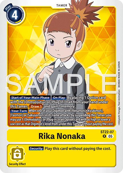 Rika Nonaka ST22-07 [ Inglese / Giapponese ]