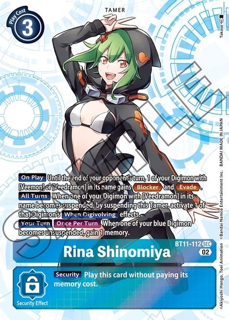 Rina Shinomiya BT11-112 [ Inglese / Giapponese ]