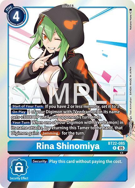 Rina Shinomiya BT22-085 [ Inglese / Giapponese ]