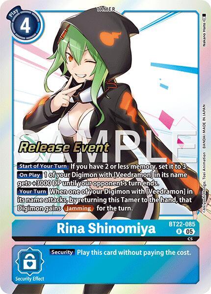 Rina Shinomiya BT22-085 [ Inglese / Giapponese ]